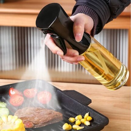 200/300/500ml Oil Spray Bottle BBQ Cooking Olive Oil Sprayer Plastic Baking Oil Spray Empty Bottle Vinegar Bottle Or Oil brush - AliExpress