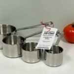 All-Clad 59917 Stainless Steel Cooking Baking Measuring Cups Set 5-piece, Silver