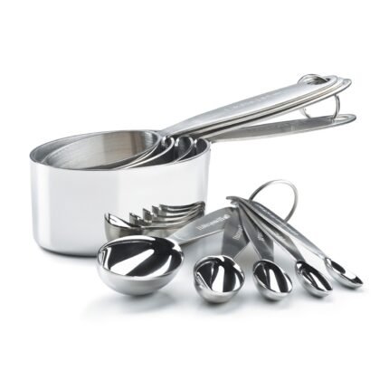 Cuisipro Stainless Steel Measuring Cup and Spoon Set 1 2day Delivery
