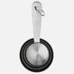 Pioneer Woman Country Kitchen 4pc Stainless Steel Measuring Cups Floral Handles