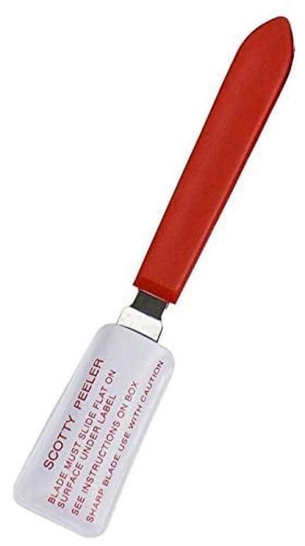 Scotty Peeler Label and Sticker Remover Single Metal -sp2 Peelers Kitchen Tools
