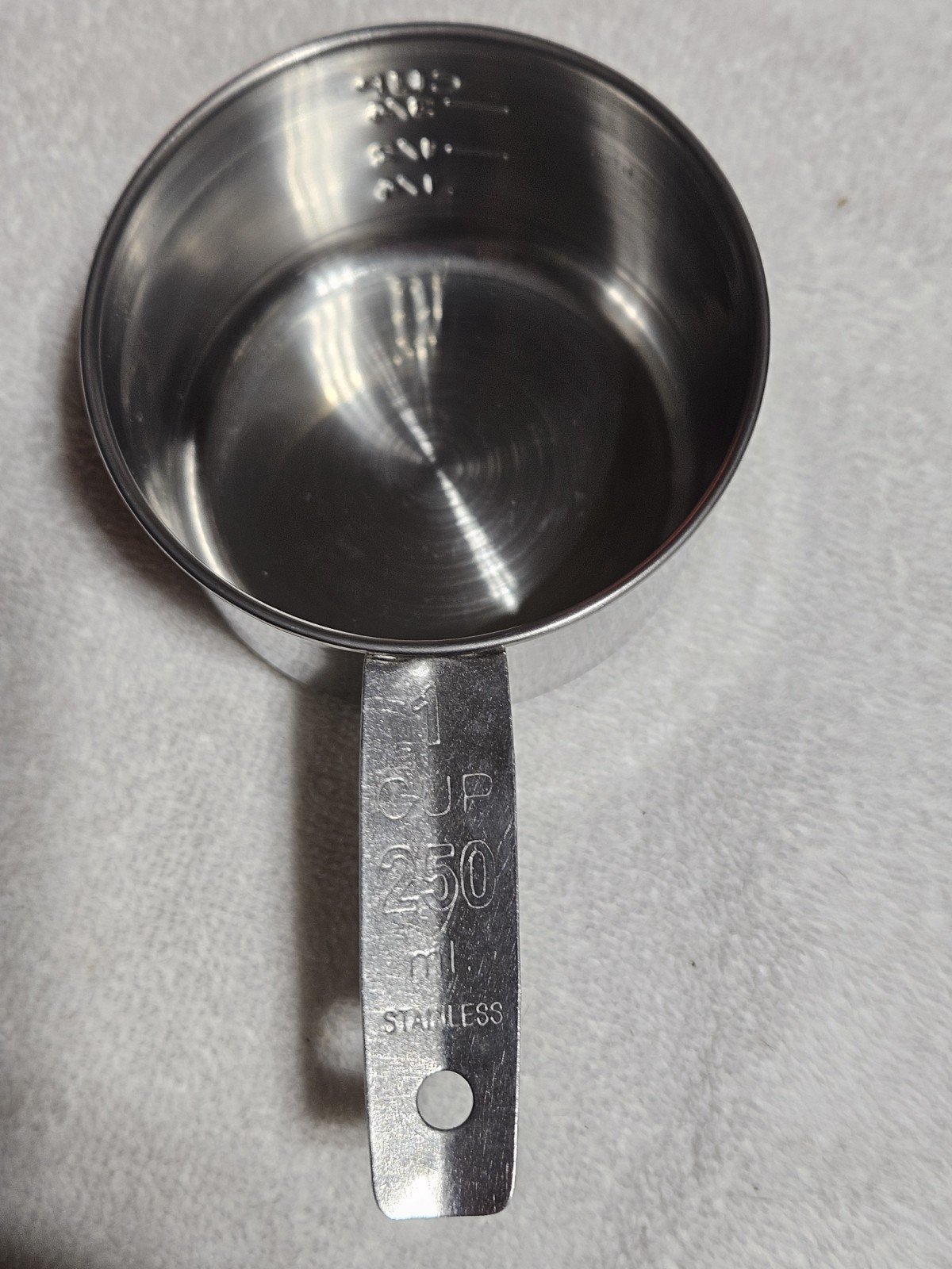 TableCraft 724D Stainless Steel Measuring 1-cup TableCraft 724D Stainless Steel Measuring 1-cup